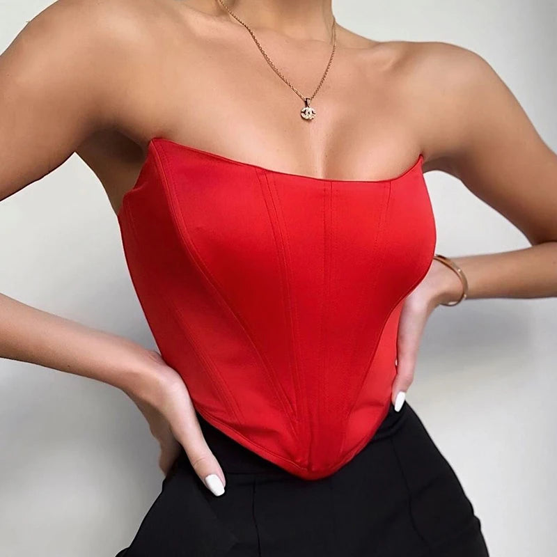 Lunarie Velvet Corset Top: Seductive Off-Shoulder Elegance for Glamorous Nights