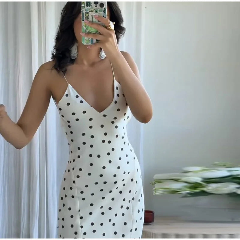 Lunarie Polka Chic Dress: Timeless Elegance with a Bohemian Touch for Summer 2025