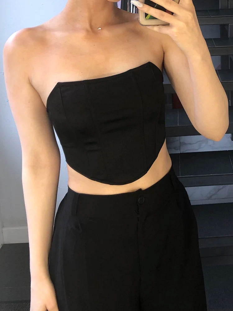 Lunarie Velvet Corset Top: Seductive Off-Shoulder Elegance for Glamorous Nights