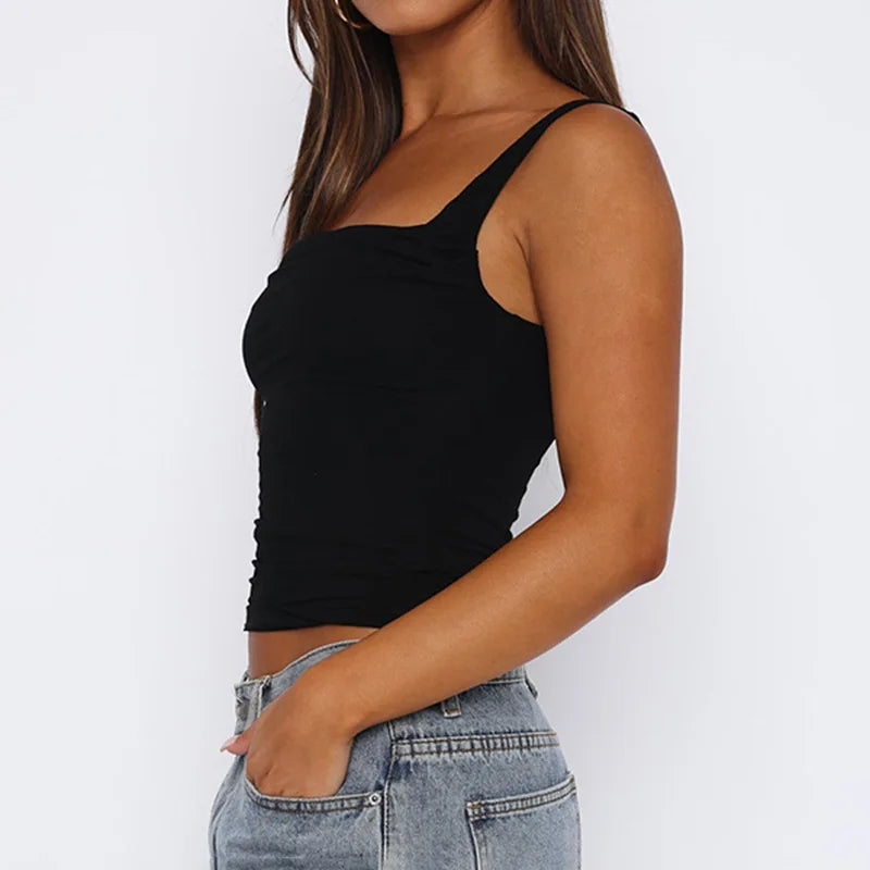 Lunarie Bare Glow Top: Sensual Minimalism and Summer Sophistication