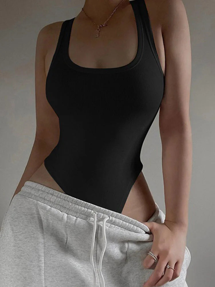 Lunarie Summer Halter Bodysuit: Versatile Sensuality and Urban Luxury
