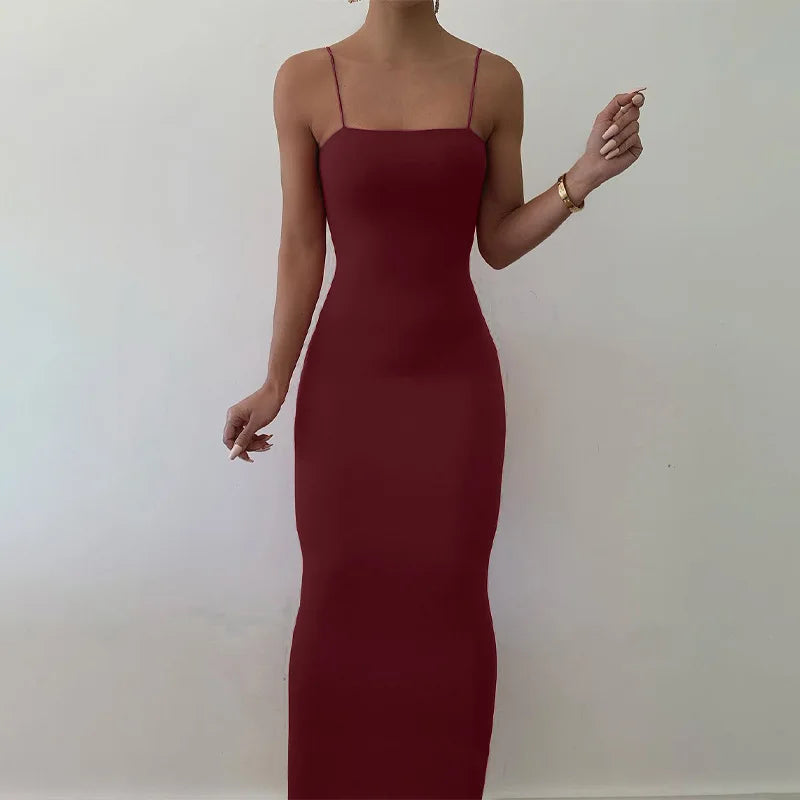 Lunarie Noir Sheath Dress: Sexy Urban Elegance for Summer Nights