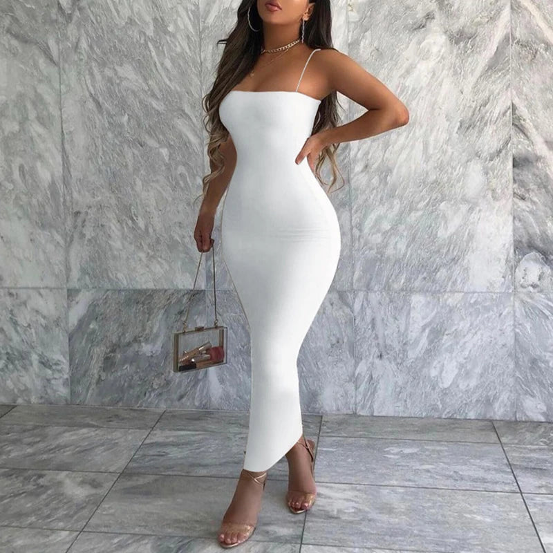 Lunarie Noir Sheath Dress: Sexy Urban Elegance for Summer Nights